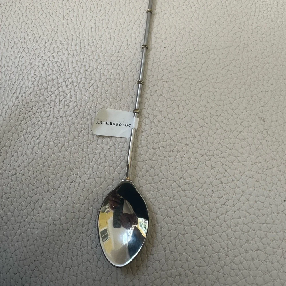 Free w/ $30+ Anthropologie Spring Hedgehog Cocktail Spoon Stirrer Silver & Gold